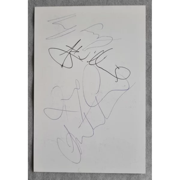 Carte postale signée All Blacks 2011 – Image 2