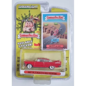 Greenlight 1957 Plymouth Belvedere & Garbage Pail Kids Quinn Quake