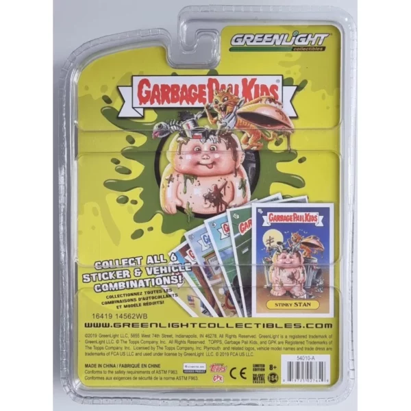 Greenlight 1957 Plymouth Belvedere & Garbage Pail Kids Quinn Quake – Image 2