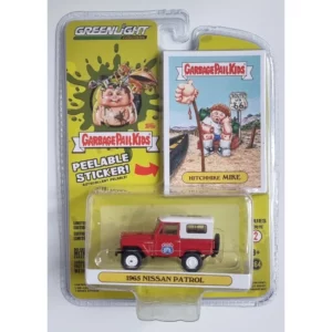 Greenlight 1965 Nissan Patrol & Garbage Pail Kids Hitchhike Mike