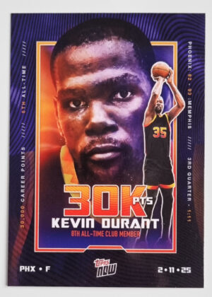 2024-25 Topps Now #11 Kevin Durant