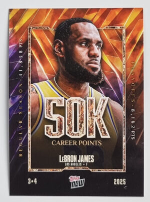 2024-25 Topps Now #12 LeBron James