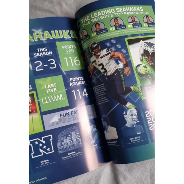 Official Gameday Programme London 2018 Seahawks vs Raiders – Image 10