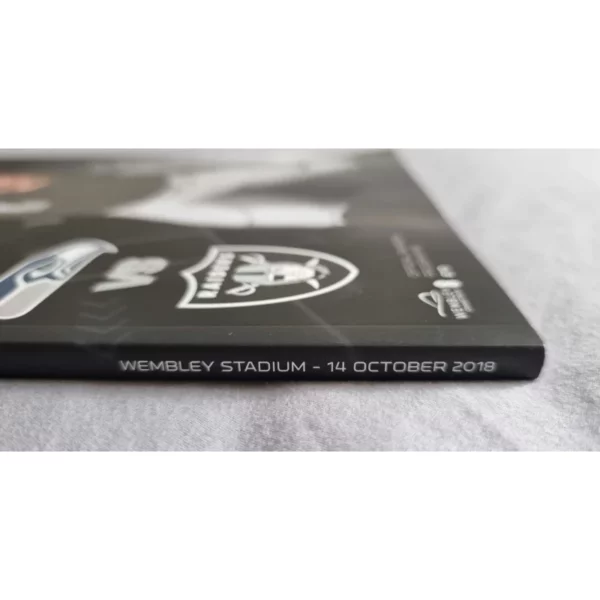 Official Gameday Programme London 2018 Seahawks vs Raiders – Image 4