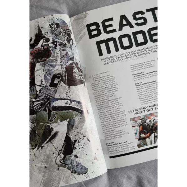 Official Gameday Programme London 2018 Seahawks vs Raiders – Image 6