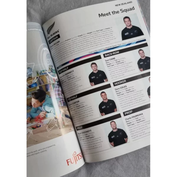 Official Programme RWC 2015 New Zealand vs France – Image 4