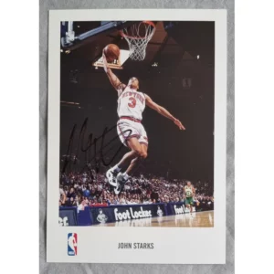 Photo signée John Starks