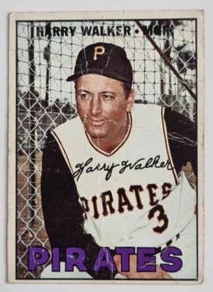 1967 Topps #448 Harry Walker MG DP
