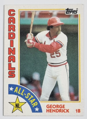 1984 Topps #386 George Hendrick AS