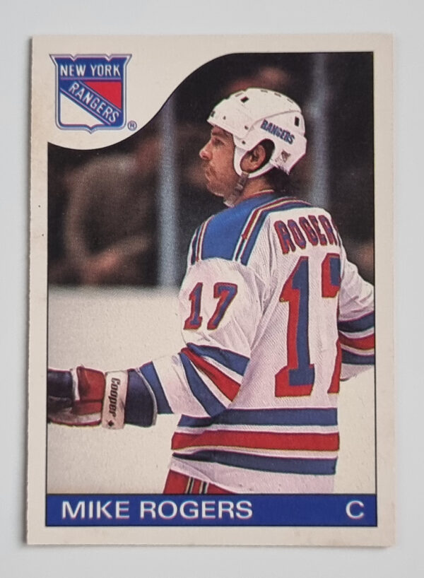 1985-86 O-Pee-Chee #39 Mike Rogers