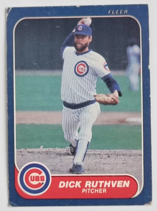 1986 Fleer #377 Dick Ruthven