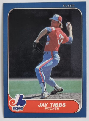 1986 Fleer Update #U116 Jay Tibbs