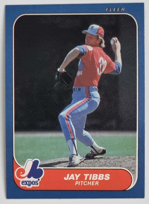 1986 Fleer Update #U116 Jay Tibbs