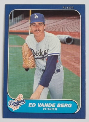 1986 Fleer Update #U121 Ed Vande Berg