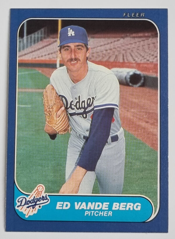 1986 Fleer Update #U121 Ed Vande Berg