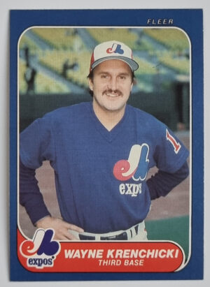 1986 Fleer Update #U60 Wayne Krenchicki