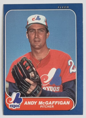 1986 Fleer Update #U74 Andy McGaffigan