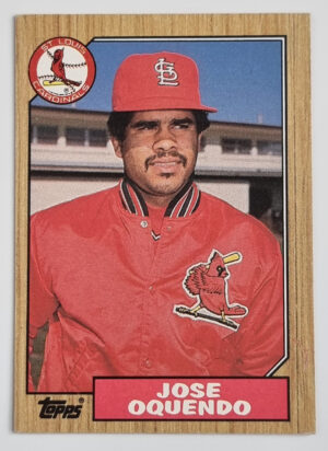 1987 Topps #133 Jose Oquendo