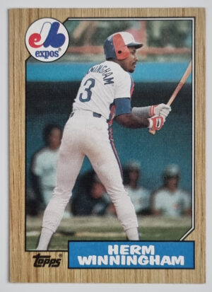 1987 Topps #141 Herm Winningham