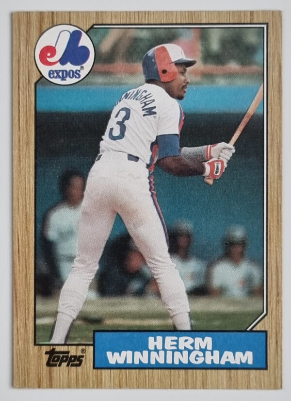 1987 Topps #141 Herm Winningham