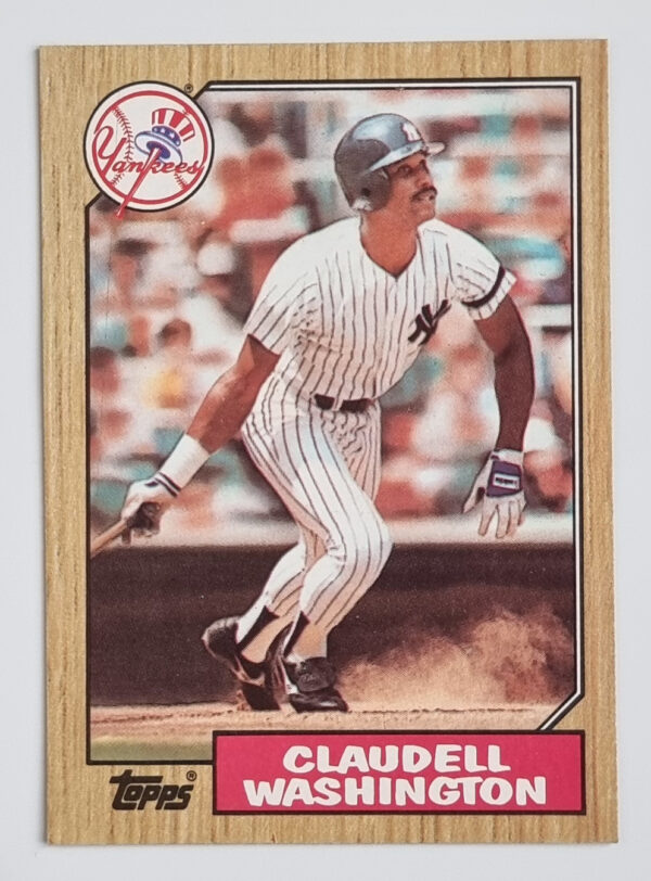 1987 Topps #15 Claudell Washington