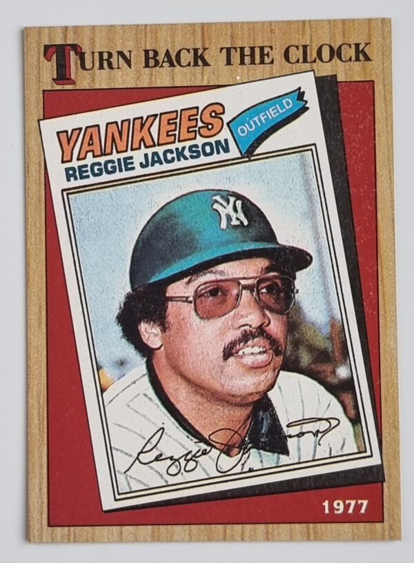 1987 Topps #312 Reggie Jackson TBC