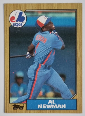 1987 Topps #323 Al Newman RC