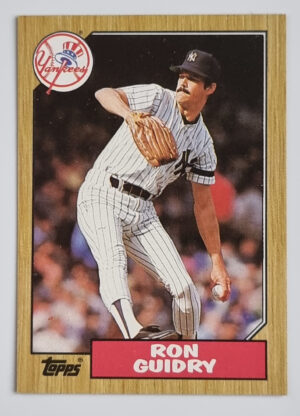 1987 Topps #375 Ron Guidry