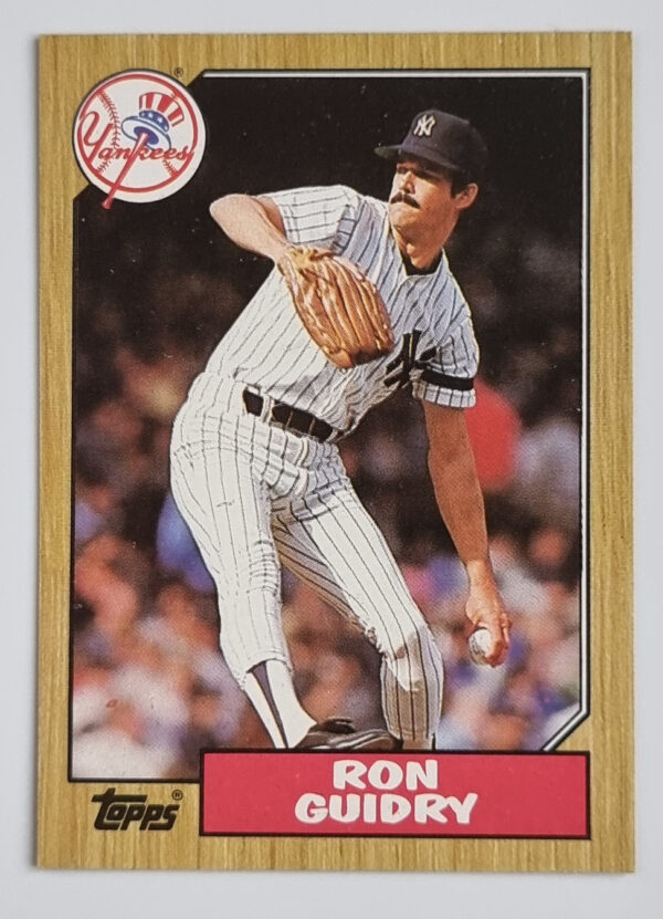 1987 Topps #375 Ron Guidry