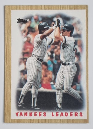 1987 Topps #406 Yankees TL/Hend/Matt