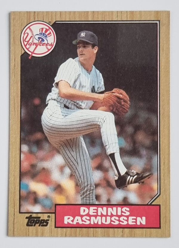 1987 Topps #555 Dennis Rasmussen