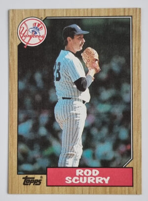 1987 Topps #665 Rod Scurry