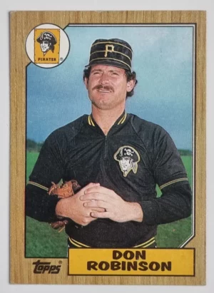 1987 Topps #712 Don Robinson