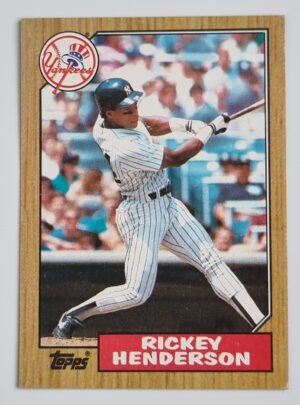 1987 Topps #735 Rickey Henderson