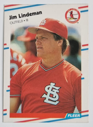 1988 Fleer #39 Jim Lindeman