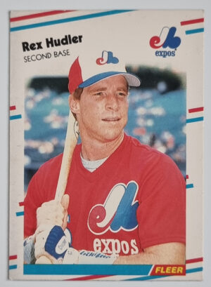 1988 Fleer Update #U101 Rex Hudler