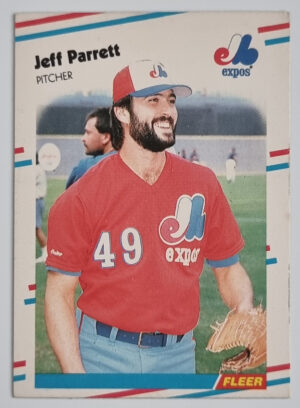 1988 Fleer Update #U102 Jeff Parrett