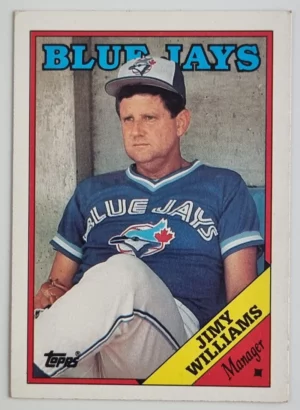 1988 Topps #314 Jimy Williams MG