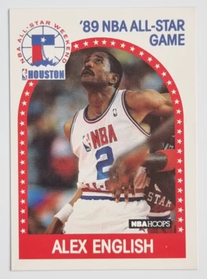 1989-90 Hoops #133 Alex English AS