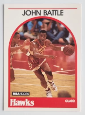 1989-90 Hoops #154 John Battle RC