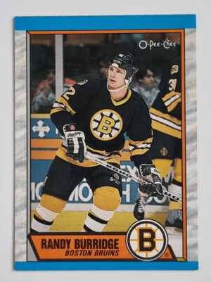 1989-90 O-Pee-Chee #121 Randy Burridge