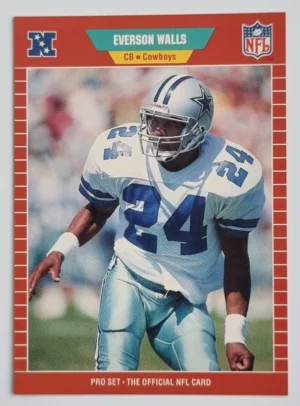 1989 Pro Set #97 Everson Walls