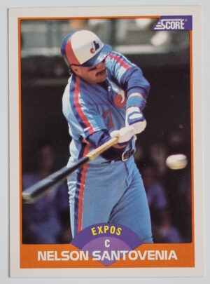1989 Score #346 Nelson Santovenia