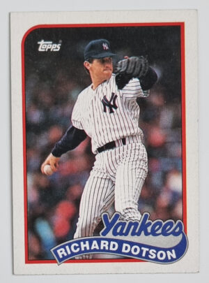 1989 Topps #511 Richard Dotson
