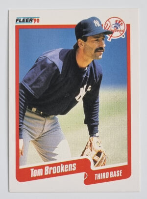 1990 Fleer #439 Tom Brookens