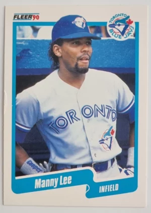1990 Fleer #86 Manny Lee