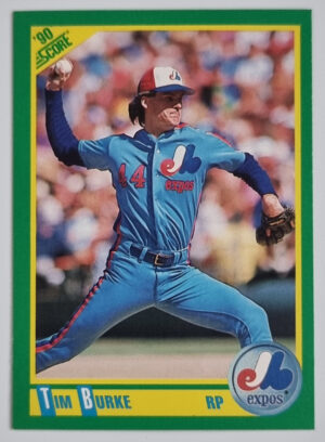 1990 Score #127 Tim Burke