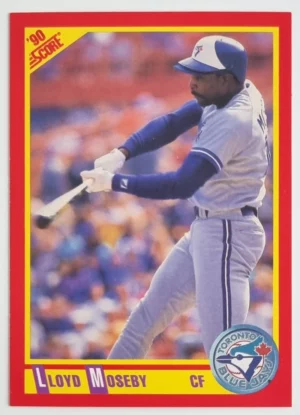 1990 Score #404 Lloyd Moseby