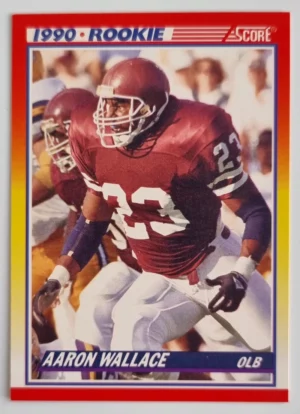 1990 Score #620 Aaron Wallace RC