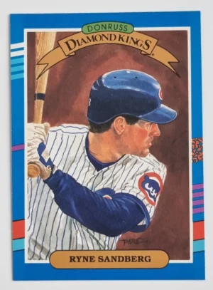 1991 Donruss #14 Ryne Sandberg DK UER/Was DK in '85, not/'83 as shown
